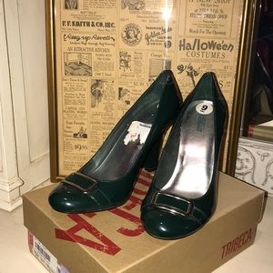 Seychelles Emerald Green Heels